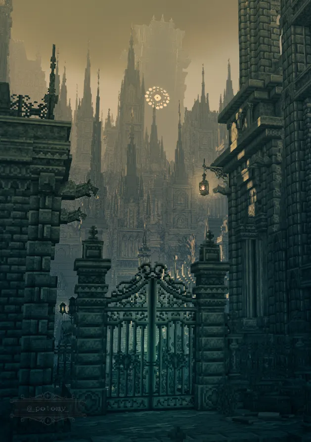 Yharnam in Minecraft