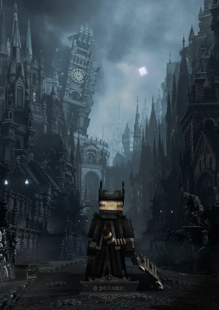 Bloodborne x Minecraft