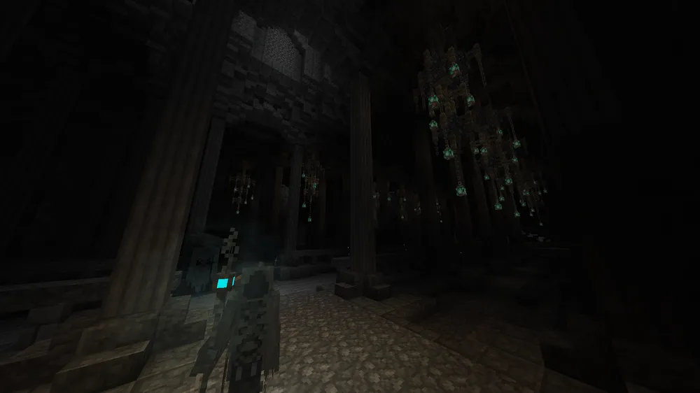 Hall of chandelier
